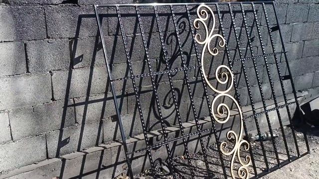 оконная решётка из профильной трубы. смотреть онлайн
