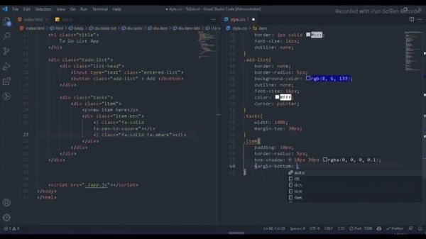 To Do List using HTML CSS JavaScript | To Do List JavaScript