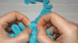 Шаль из Alize Puffy Fine Ombre Batik. Мастер класс для начинающих.