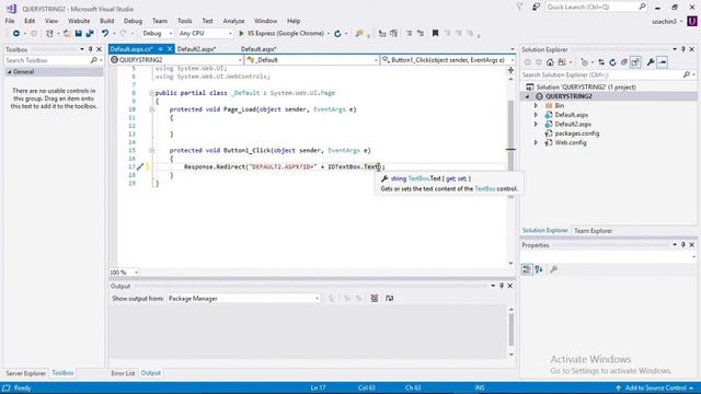 QUERY STRING IN ASP.NET,ASP.NET TUTORIAL FOR BEGINNERS смотреть онлайн