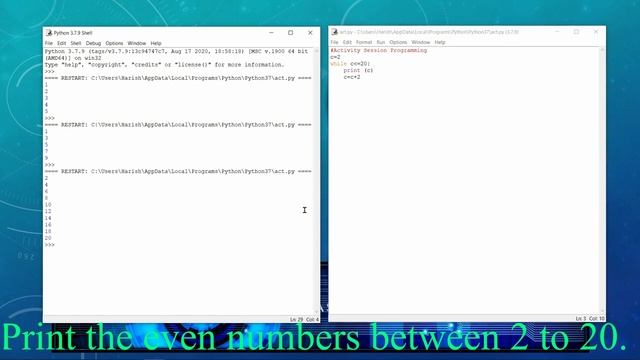 Python | While Loop смотреть онлайн