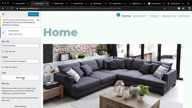 Tutorial Wordpress : Mengatur Logo & Title Website смотреть онлайн