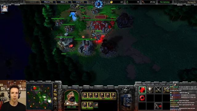 18 cannon TOWER RUSH! - WC3 - Grubby смотреть онлайн