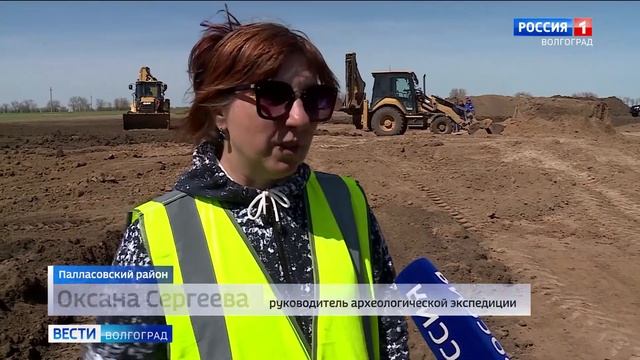 Археологи исследуют древние курганы в Палласовском районе смотреть онлайн