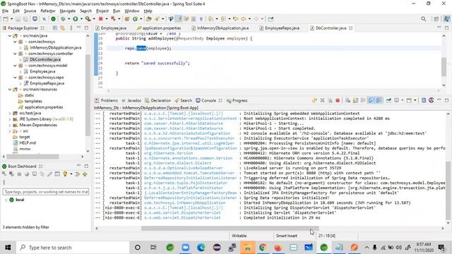 5.In Memory Database -H2 Part 2 смотреть онлайн