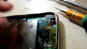 восстановления дорожки шлейфа 30 pin разъема на iphone 3G