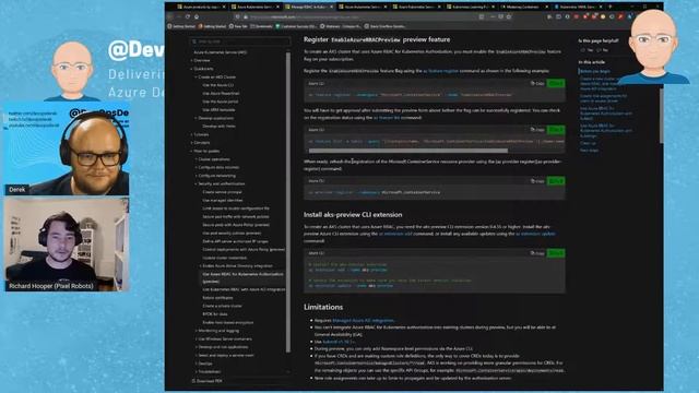 DevOps Derek & Richard Hooper aka Pixel Robots on Azure Kubernetes Service & Operations смотреть онлайн