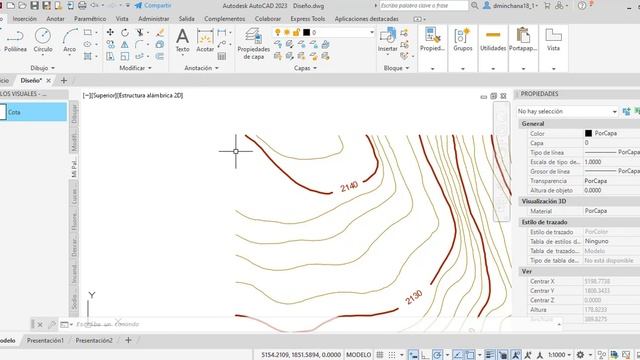 AutoLISP y Códigos + Cambio de Elevación de Curvas de Nivel смотреть онлайн