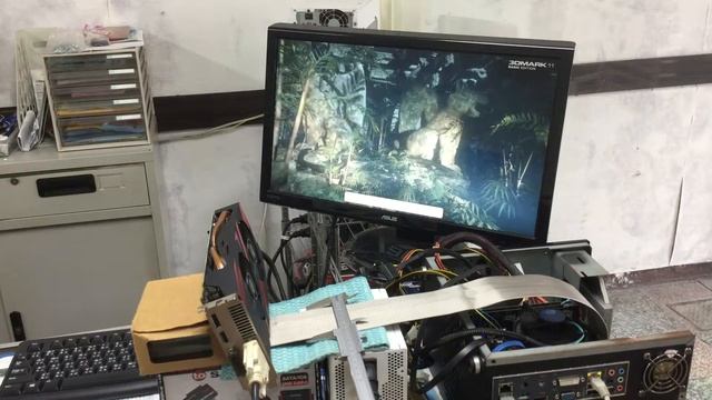This test is a PCI-E x16 cable with a width of only 57mm /Part 2 смотреть онлайн