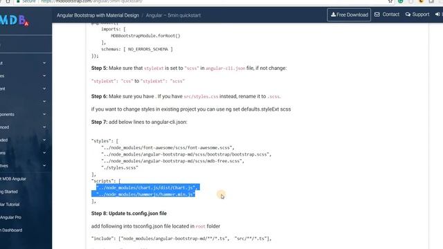 Angular Training Part 7 - Introducing Material Design Bootstrap in an Angular CLI Project смотреть онлайн