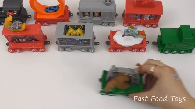 2017 McDONALDS HOLIDAY EXPRESS TRAIN HAPPY MEAL TOYS FULL SET ALL 12 SING MINIONS MY LITTLE PONY US смотреть онлайн