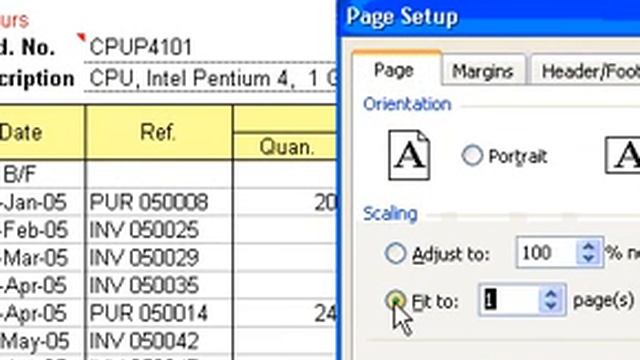 Microsoft Office Excel 2003 Print a worksheet to fit a paper width смотреть онлайн