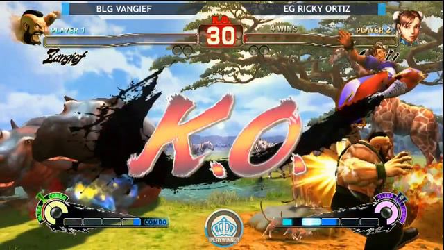 NCR8 - BLG Vangief (ZA) vs EG Ricky Ortiz (CH) - SSF4 Grand Finals PT 1 смотреть онлайн