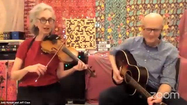 Fiddle Hell Online Jam #43 Feb 14 2021: Judy Hyman (fiddle) & Jeff Claus (banjo ukulele) смотреть онлайн
