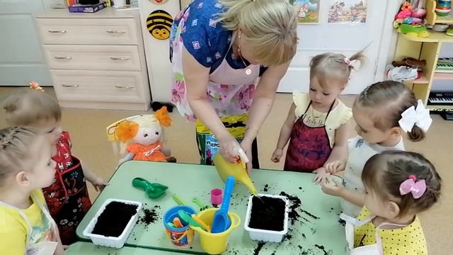 Проект "Мы лучок садили" - первая младшая группа смотреть онлайн