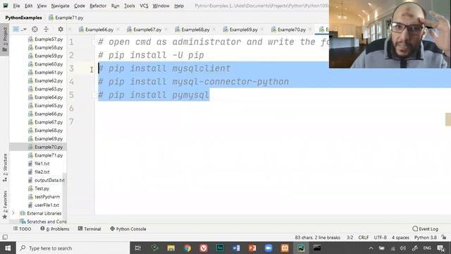 Lecture10 Part1 Python 105 MySQL Database Create Connection to MySQL Database with multiple drivers смотреть онлайн