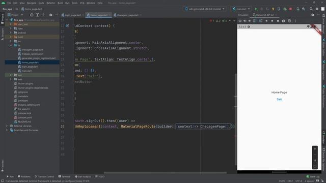 Permitindo que o usuário faz logout no nosso app - Flutter Firebase SignOut смотреть онлайн