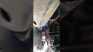 Замена задней подушки АКПП на калдине 191 кузов, 3s-fe