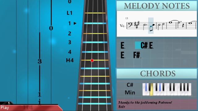 How to play Seigi No Chikara (Fairy Tail) by Yasuharu Takanashi on Cello (Tutorial) смотреть онлайн