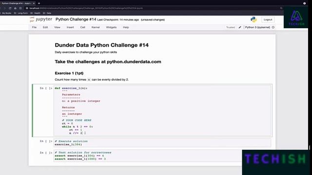 Python exercises for beginners part #003 | Python Exercises | TECHISH смотреть онлайн