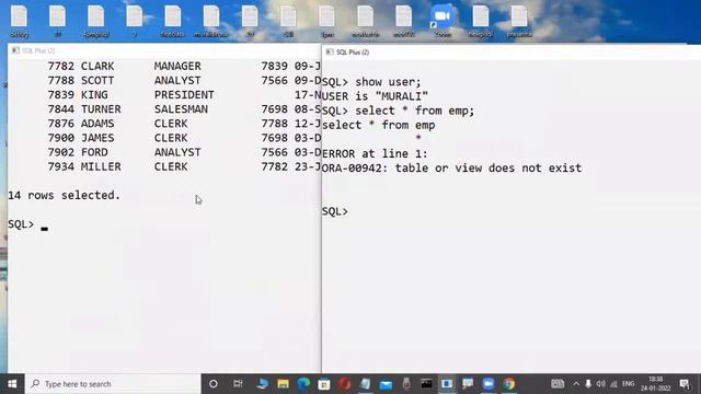 ORACLE 19c tutorials by Mr. Murali Sir смотреть онлайн