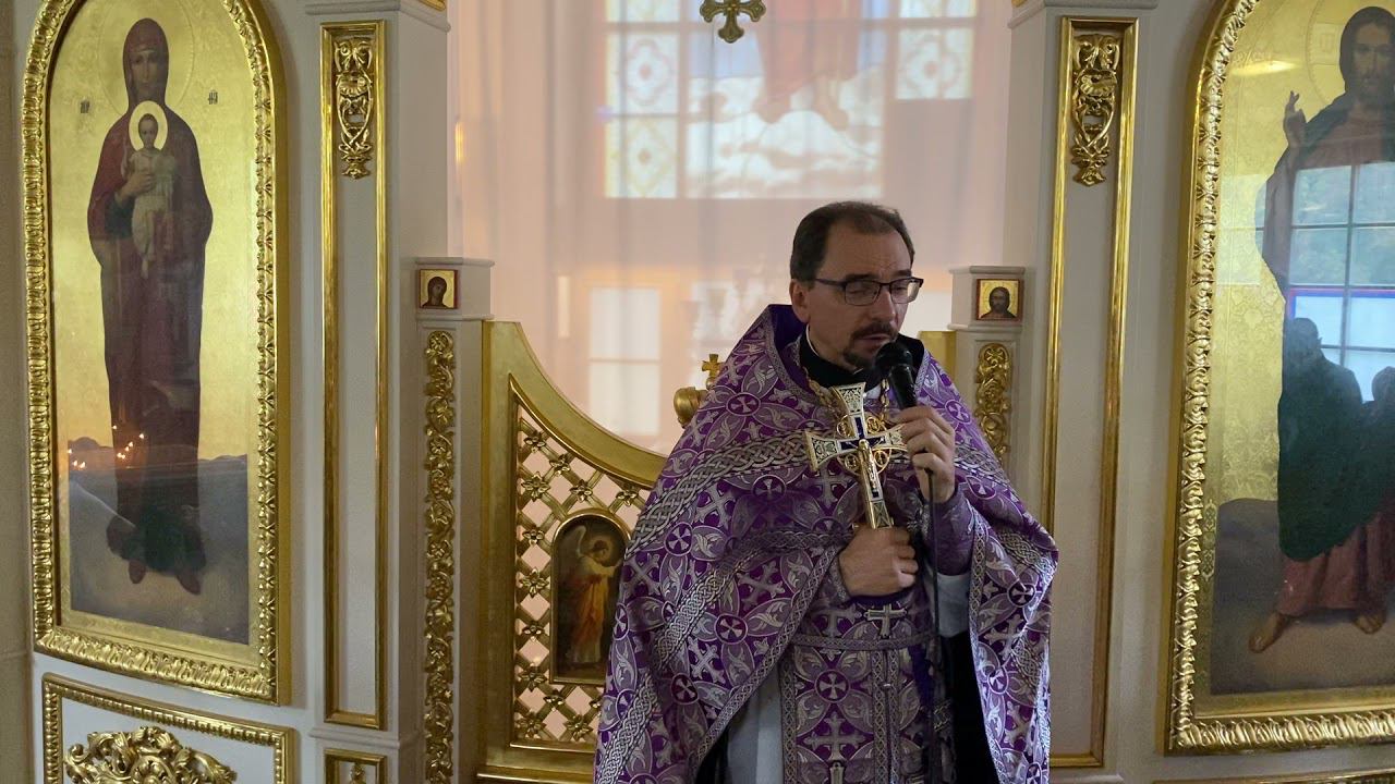 Проповедь в праздник Воздвижения Честного и Животворящего Креста Господня. Прот. Владимир Кочубей смотреть онлайн