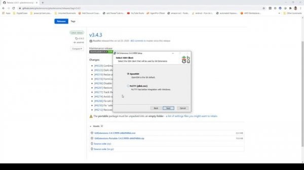 Exploring GIT Extensions :  Installing GIT Ext