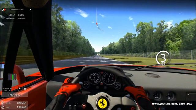 Assetto Corsa Ferrari F40 @Monza 1966 With Logitech G27+H Shifter смотреть онлайн