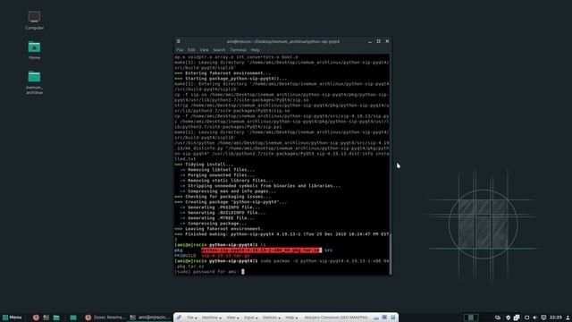 [Manjaro] Demo of makepkg with PKGBUILD смотреть онлайн