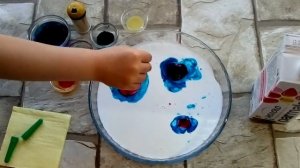 Рисование на молоке