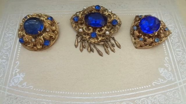 Великолепная синева. Винтажные украшения с блошиного рынка, из секонд-хенда и интернета. смотреть онлайн