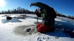 рыбалка зимой Рыбалка на гирлянду - Судак на гирлянду