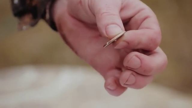 Протыкание монеты Краш тест Ножа из дамасской стали смотреть онлайн