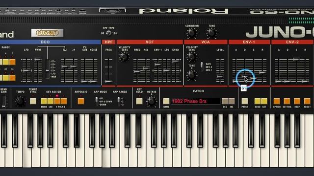 Roland JUNO-60 Software Synthesizer in Roland Cloud смотреть онлайн