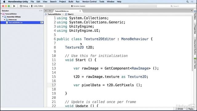 Unity 5 2D: Texture Rendering - 1.3 Accessing Texture2D pixel data смотреть онлайн