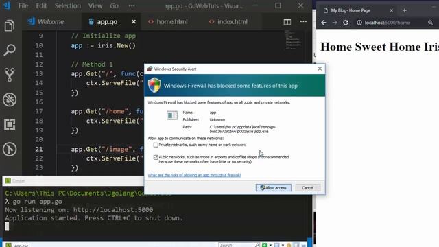 Golang - Iris Web Framework -Templates & Rendering Html (2019) смотреть онлайн