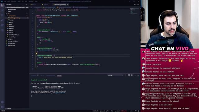Cómo empezar con ReactJs ! Aprendiendo con su training, buenas prácticas implementación de clases смотреть онлайн