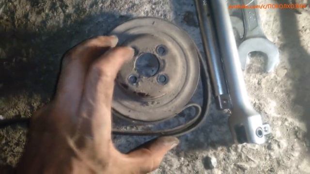 как открутить шкив