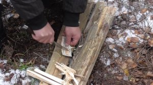 Одиночный поход в лес.Нашёл место для стоянки.