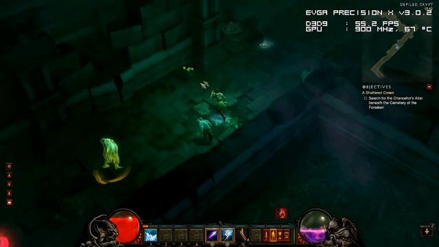 Diablo 3 PC játékteszt Gainward NVIDIA Geforce GTX 550 Ti benchmark смотреть онлайн