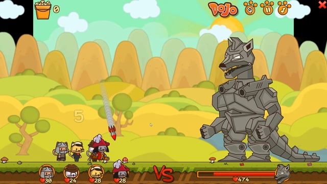 Strike Force Kitty - прошёл БОССА FOXZILLA! смотреть онлайн