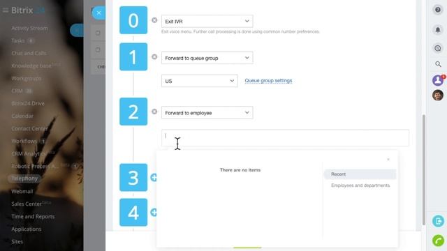 Telephony - Configure IVR (Voice menu) | Bitrix24 Telephony смотреть онлайн