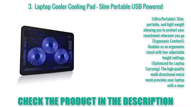 TOP 5 Best Laptop Cooler Cooling Pad ||| 2019 смотреть онлайн