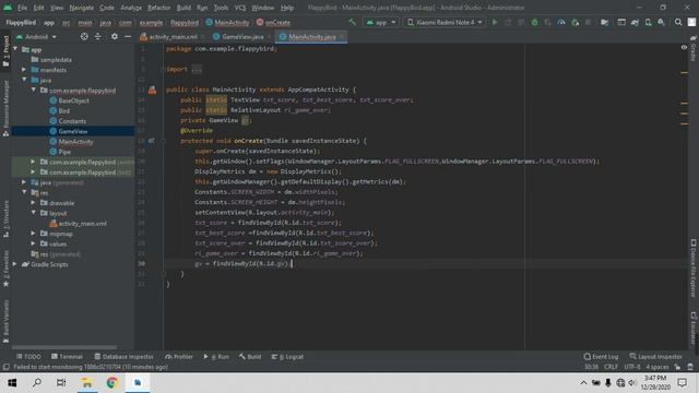 Android Studio Game Tutorial Make game Flappy Bird - Part 3 - (Score - Collision - Game Over)) смотреть онлайн