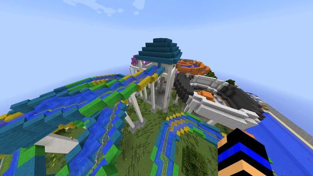Водяные горки в minecraft. смотреть онлайн