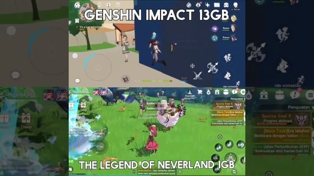 GENSHIN IMPACT VS THE LEGEND OF NEVERLAND смотреть онлайн
