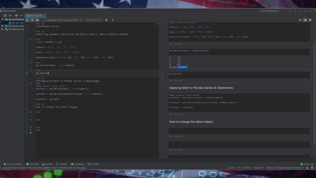 Python Pandas Dataframes & Changing Astype - Tutorial смотреть онлайн