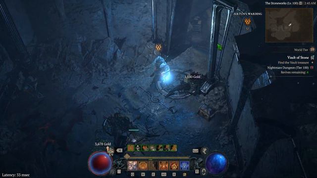 Diablo 4 - Incinerate Sorcerer Nightmare Vault Tier 100 Solo Clear [Season 3] смотреть онлайн