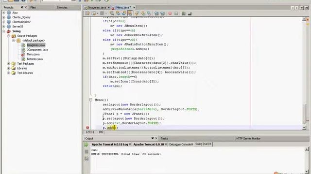 JMenu JMenuBar JMenuItemparte4 смотреть онлайн