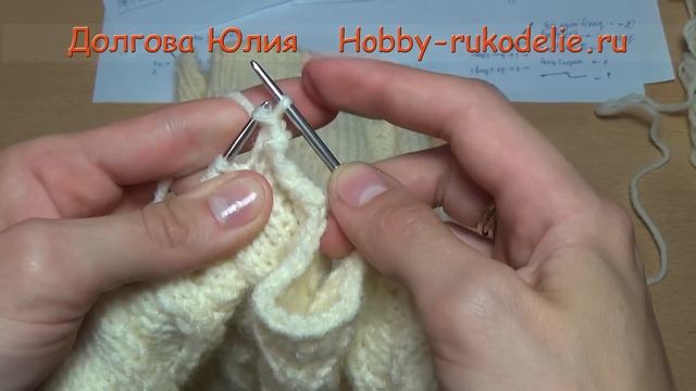 Свитер спицами - схема вязания для начинающих - перед /// sweater knitting - scheme for Beginner смотреть онлайн